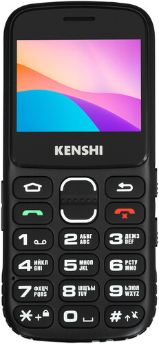 Купить Сотовый телефон KENSHI Senior 231 черный  9144446. Характеристики, отзывы и цены в Донецке