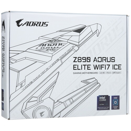 Купить Материнская плата GIGABYTE Z890 AORUS ELITE WIFI7 ICE  5492128. Характеристики, отзывы и цены в Донецке