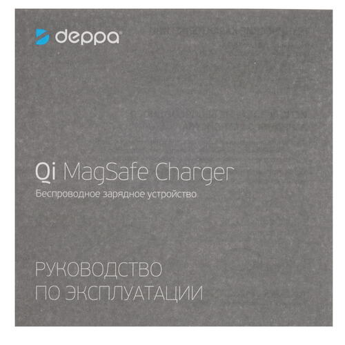 Купить Беспроводное зарядное устройство DEPPA Qi MagSafe Charger белый  4768468. Характеристики, отзывы и цены в Донецке