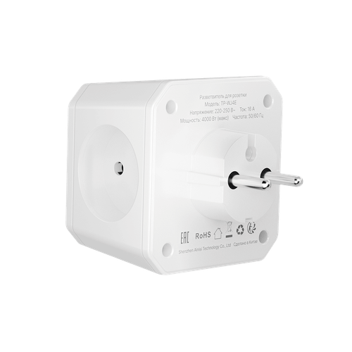 Купить Разветвитель AGNI TP-WJ4E-white белый  9354094. Характеристики, отзывы и цены в Донецке
