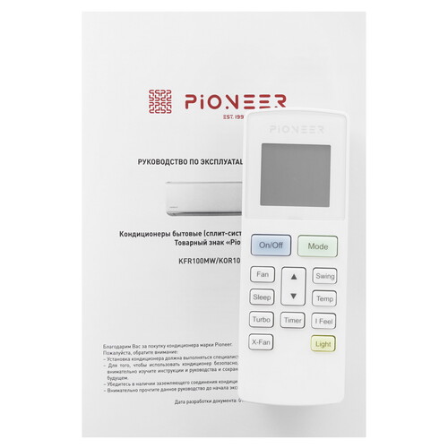 Купить Кондиционер настенный сплит-система Pioneer KFR100MW/KOR100MW Nord-30 белый  9969174. Характеристики, отзывы и цены в Донецке