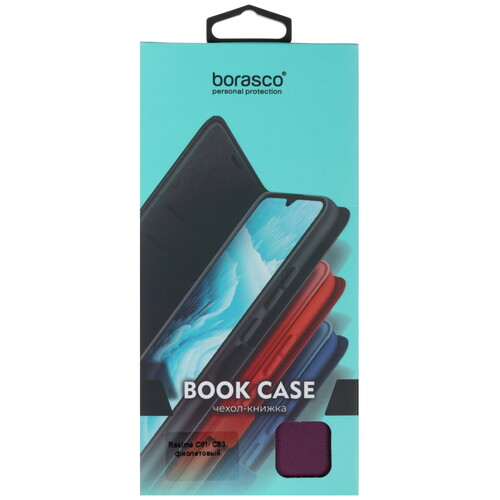 Купить Чехол-книжка  BoraSCO Book Case для realme C61/ C63 фиолетовый  5603054. Характеристики, отзывы и цены в Донецке