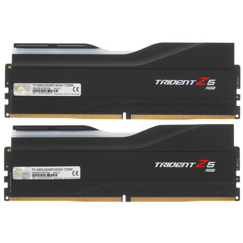Купить Оперативная память G.Skill Trident Z5 RGB [F5-5600J3036D16GX2-TZ5RK] 32 ГБ  5031284. Характеристики, отзывы и цены в Донецке