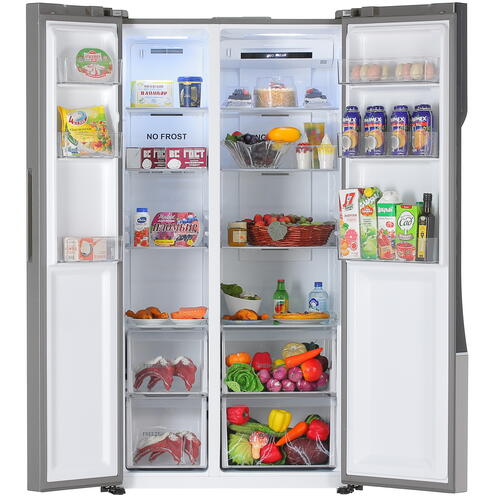 Купить Холодильник Side by Side   Haier HRF-535DM7RU серебристый  4722786. Характеристики, отзывы и цены в Донецке