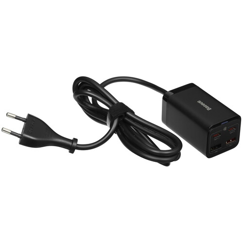 Купить Сетевое зарядное устройство Baseus GaN3 Pro Desktop 2C+2U черный  5495774. Характеристики, отзывы и цены в Донецке