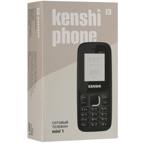 Купить Сотовый телефон KENSHI mini 1 черный  9124368. Характеристики, отзывы и цены в Донецке