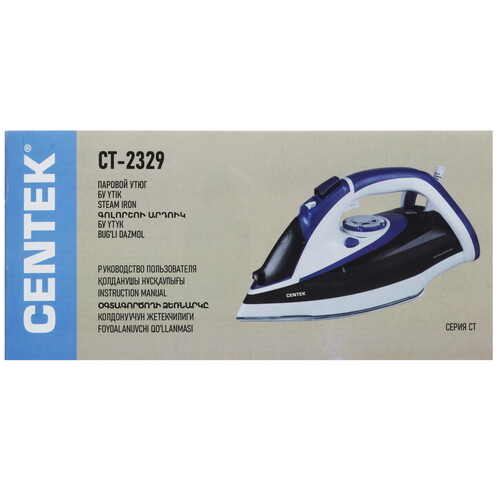 Купить Утюг Centek CT-2329 синий  1090806. Характеристики, отзывы и цены в Донецке