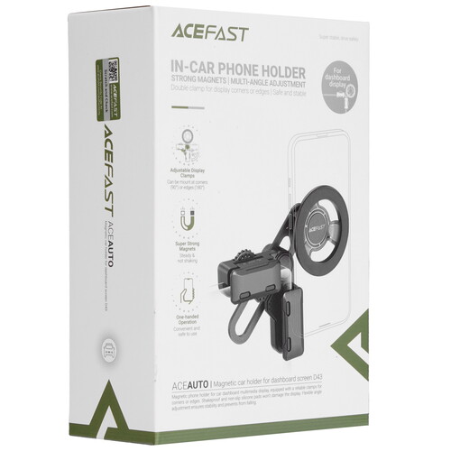 Купить Держатель автомобильный ACEFAST D43 черный  9258650. Характеристики, отзывы и цены в Донецке