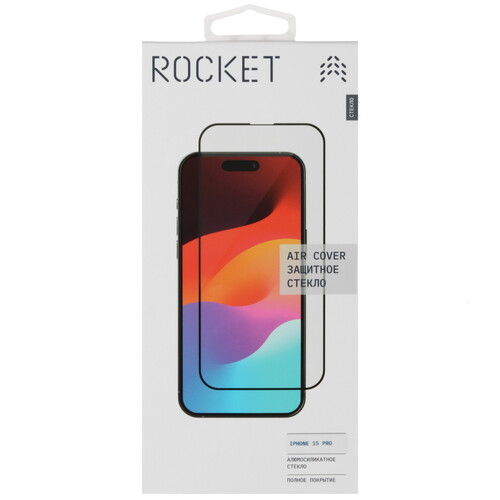 Купить Защитное стекло Rocket для экрана Apple iPhone 15 Pro  5464364. Характеристики, отзывы и цены в Донецке