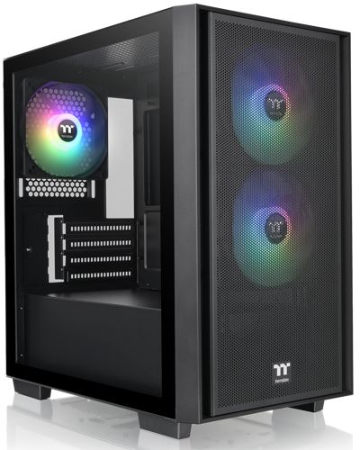 Купить Корпус Thermaltake Versa H16 TG ARGB [CA-1Y8-00S1WN-01] черный  5448066. Характеристики, отзывы и цены в Донецке