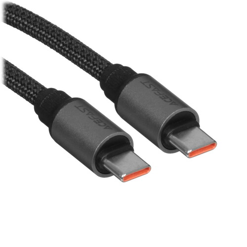 Купить Кабель круглый ACEFAST USB Type-C - USB 2.0 Type-A, USB Type-C черный 1.2 м  9258668. Характеристики, отзывы и цены в Донецке