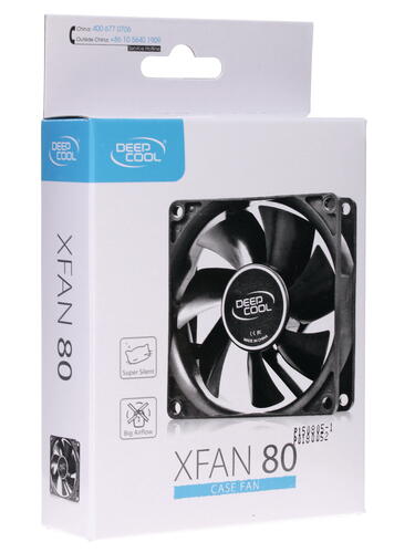Купить Вентилятор DEEPCOOL XFAN 80  1035865. Характеристики, отзывы и цены в Донецке