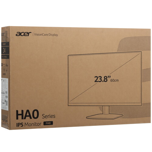 Купить 23.8" Монитор Acer HA240YEwi белый  5455876. Характеристики, отзывы и цены в Донецке