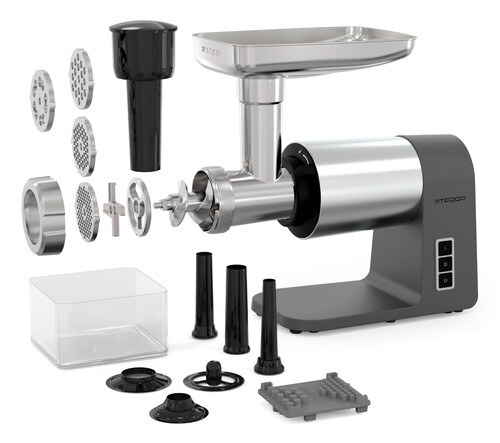 Купить Мясорубка электрическая TEQQO Grindmaster Steel серый  9176132. Характеристики, отзывы и цены в Донецке