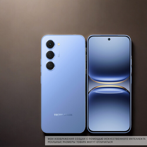 Купить 6.78" Смартфон Tecno SPARK 40 Pro 128 ГБ голубой  5633205. Характеристики, отзывы и цены в Донецке