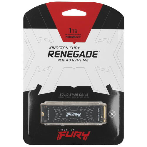 Купить 1000 ГБ M.2 NVMe накопитель Kingston FURY Renegade [SFYRS/1000G]  5079380. Характеристики, отзывы и цены в Донецке