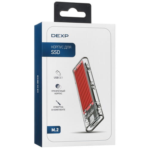 Купить M.2 Внешний бокс DEXP C3-RD  5411502. Характеристики, отзывы и цены в Донецке