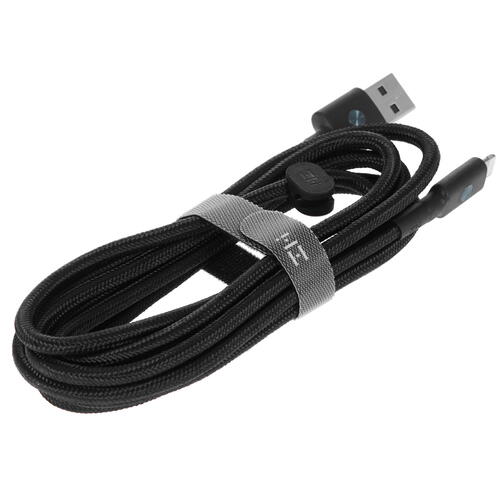 Купить Кабель круглый ZMI Lightning 8-pin - USB 2.0 Type-A черный 2 м  5099643. Характеристики, отзывы и цены в Донецке
