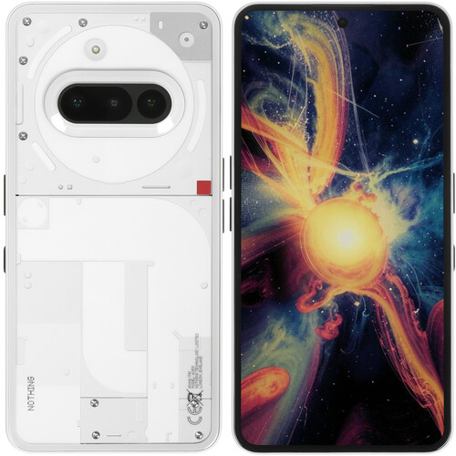 Купить 6.77" Смартфон Nothing Phone 3A 128 ГБ белый  5618669. Характеристики, отзывы и цены в Донецке