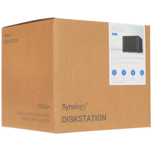 Купить Сетевое хранилище (NAS) Synology Disk Station DS1522+  5073719. Характеристики, отзывы и цены в Донецке
