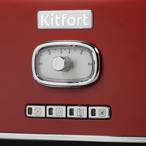 Купить Тостер Kitfort KT-2075-3 красный  5352603. Характеристики, отзывы и цены в Донецке