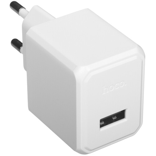 Купить Сетевое зарядное устройство Hoco CS11A белый  5474723. Характеристики, отзывы и цены в Донецке