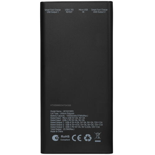 Купить Портативный аккумулятор Energizer UE10019PQ черный  5427094. Характеристики, отзывы и цены в Донецке