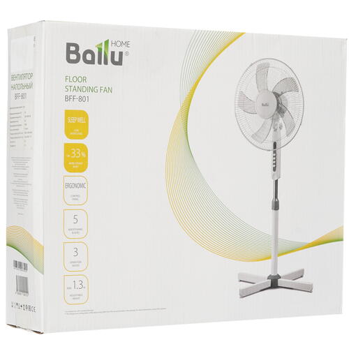Купить Вентилятор Ballu BFF-801  белый  1645102. Характеристики, отзывы и цены в Донецке