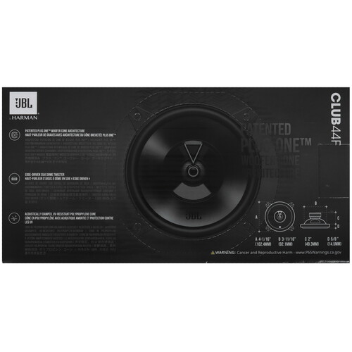 Купить Коаксиальная акустическая система JBL CLUB 44F  5630376. Характеристики, отзывы и цены в Донецке