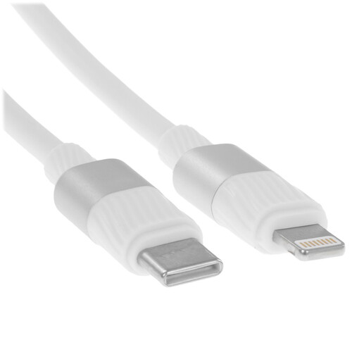 Купить Кабель круглый Borofone Lightning 8-pin - USB Type-C белый 1 м  9244433. Характеристики, отзывы и цены в Донецке