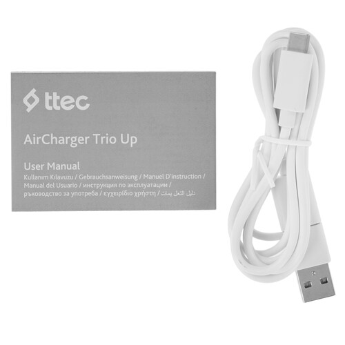Купить Беспроводное зарядное устройство TTEC AirCharger Trio Up белый  9202675. Характеристики, отзывы и цены в Донецке