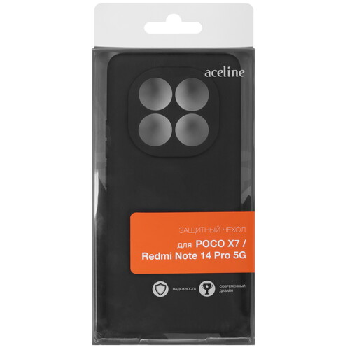 Купить Накладка  Aceline Fresh для POCO X7/ Xiaomi Redmi Note 14 Pro 5G черный  9206279. Характеристики, отзывы и цены в Донецке