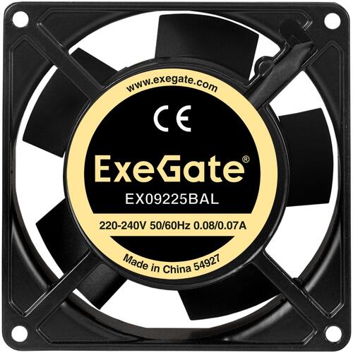 Купить Вентилятор ExeGate EX09225BAL [EX289003RUS]  5354942. Характеристики, отзывы и цены в Донецке