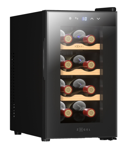 Купить Винный шкаф ZUGEL ZTWF82B черный  9238036. Характеристики, отзывы и цены в Донецке