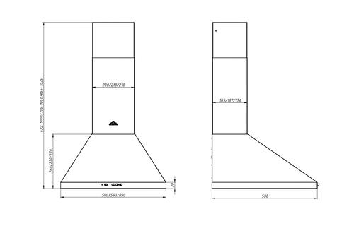 Купить Вытяжка каминная Elikor Вента 60П-650-К3Д бежевый  5346503. Характеристики, отзывы и цены в Донецке