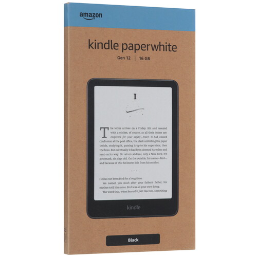 Купить 7" Электронная книга Amazon Kindle Paperwhite (12th Gen) 2024 черный  5607392. Характеристики, отзывы и цены в Донецке