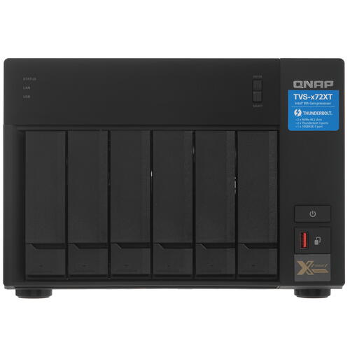 Купить Сетевое хранилище (NAS) QNAP TVS-672XT-i3-8G  5090103. Характеристики, отзывы и цены в Донецке