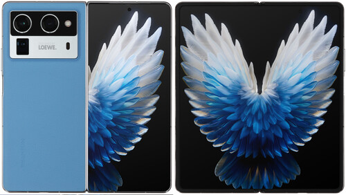 Купить 7.85" Смартфон Tecno PHANTOM V Fold 2 512 ГБ голубой  5612679. Характеристики, отзывы и цены в Донецке