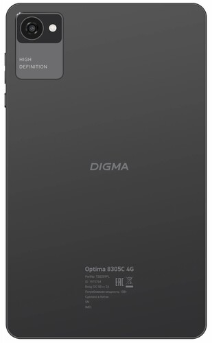 Купить 8" Планшет Digma Optima 8305C LTE 32 ГБ серый  5484644. Характеристики, отзывы и цены в Донецке