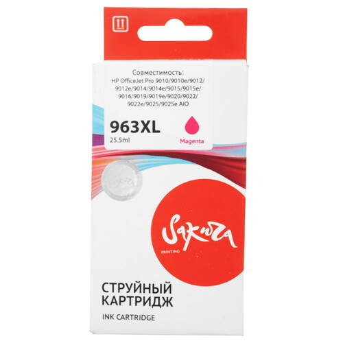 Купить Картридж Sakura 3JA28AE пурпурный  9159312. Характеристики, отзывы и цены в Донецке