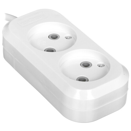 Купить Удлинитель Smartbuy SBE-10-2-03-N белый  9192894. Характеристики, отзывы и цены в Донецке