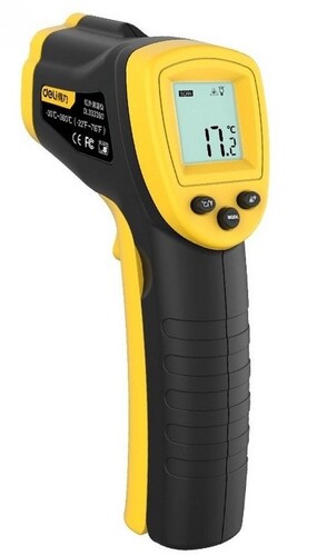 Купить Инфракрасный термометр Deli DL333380  9310968. Характеристики, отзывы и цены в Донецке