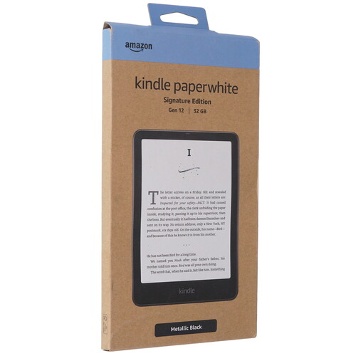 Купить 7" Электронная книга Amazon Kindle Paperwhite: Signature Edition (12th Gen) 2024 черный  5607419. Характеристики, отзывы и цены в Донецке