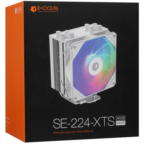 Купить Кулер для процессора ID-COOLING SE-224-XTS ARGB WHITE  5073899. Характеристики, отзывы и цены в Донецке
