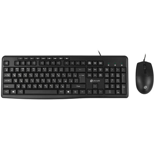 Купить Клавиатура+мышь  проводная  Oklick S650 черный  5603316. Характеристики, отзывы и цены в Донецке