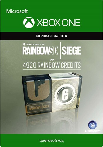 Купить Игровая валюта Tom Clancy's Rainbow Six Siege Currency pack  4920 Rainbow credits  4837372. Характеристики, отзывы и цены в Донецке
