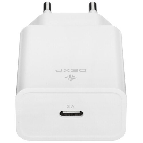 Купить Сетевое зарядное устройство DEXP IET25CD белый  9140121. Характеристики, отзывы и цены в Донецке