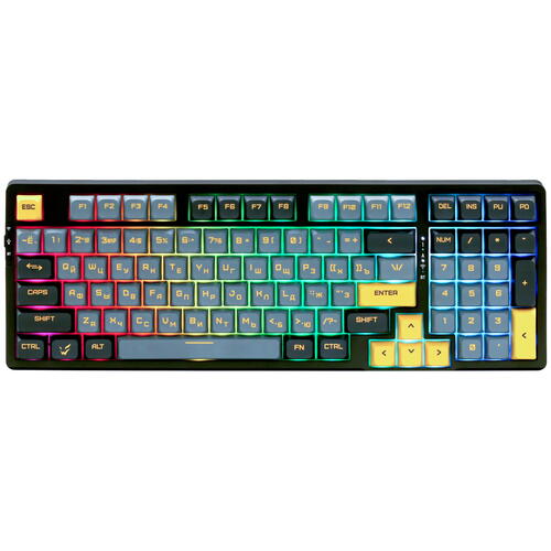 Купить Клавиатура проводная + беспроводная ARDOR GAMING Guardian [AG-ZD-Gu97GY-HS-G-Sub-BL]  5415858. Характеристики, отзывы и цены в Донецке
