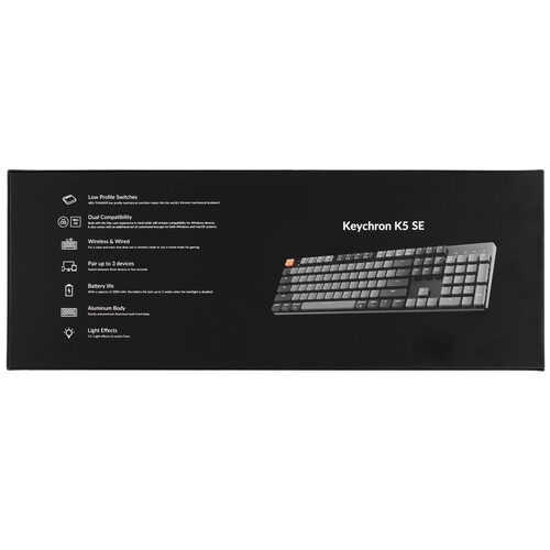 Купить Клавиатура  проводная + беспроводная Keychron K5SE  9192119. Характеристики, отзывы и цены в Донецке