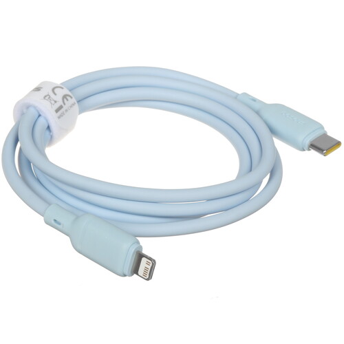 Купить Кабель круглый Baseus Lightning 8-pin - USB Type-C голубой 1 м  5627467. Характеристики, отзывы и цены в Донецке